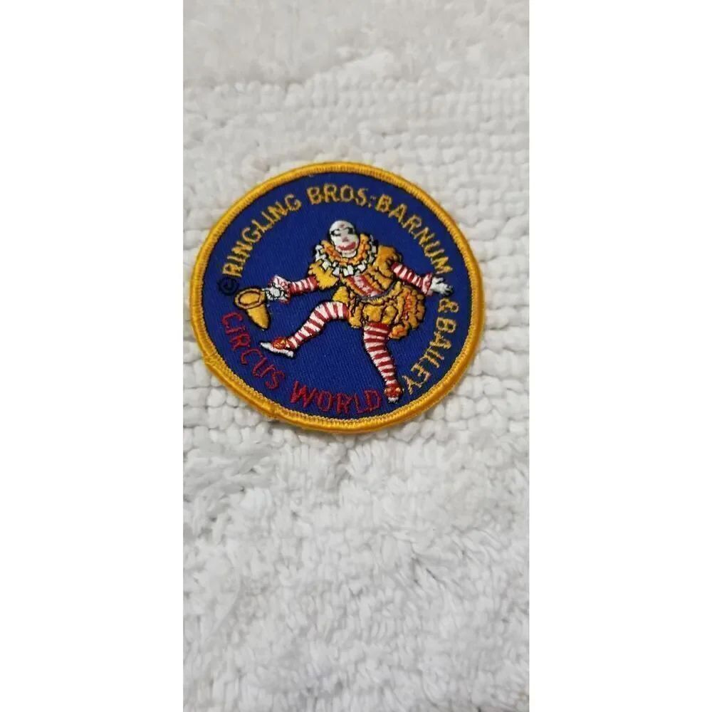 Circus World Ringling Bros. Barnum Patch Vintage